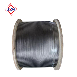 Tower Crane Spare Parts Wire Rope 35W*7 10mm Hot Sale 