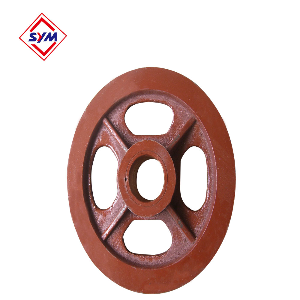 440MM High Mechanical Strength Rope Steel Pulley For Tower Crane 