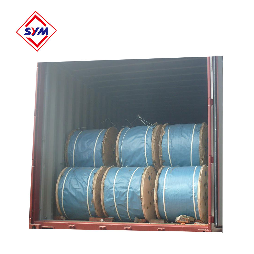 Tower Crane Spare Parts Wire Rope 35W*7 10mm Hot Sale 