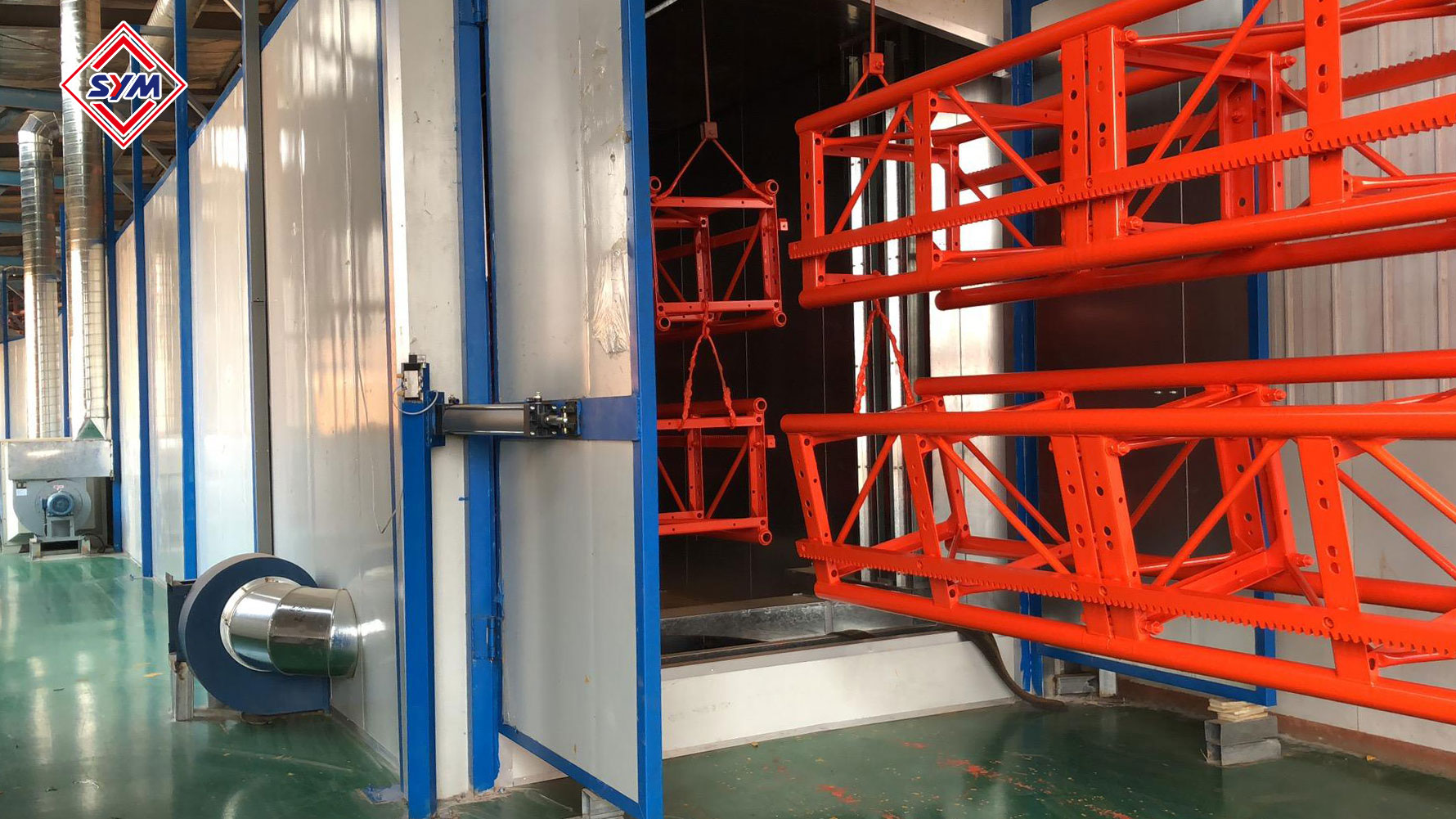 passenger hoist mast section