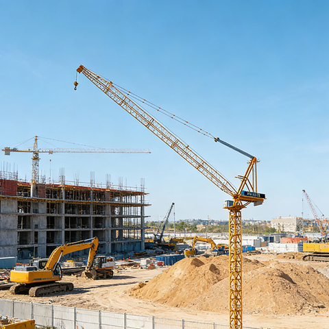 FL30/30 Chinese Manufactured Luffing Jib Tower Crane