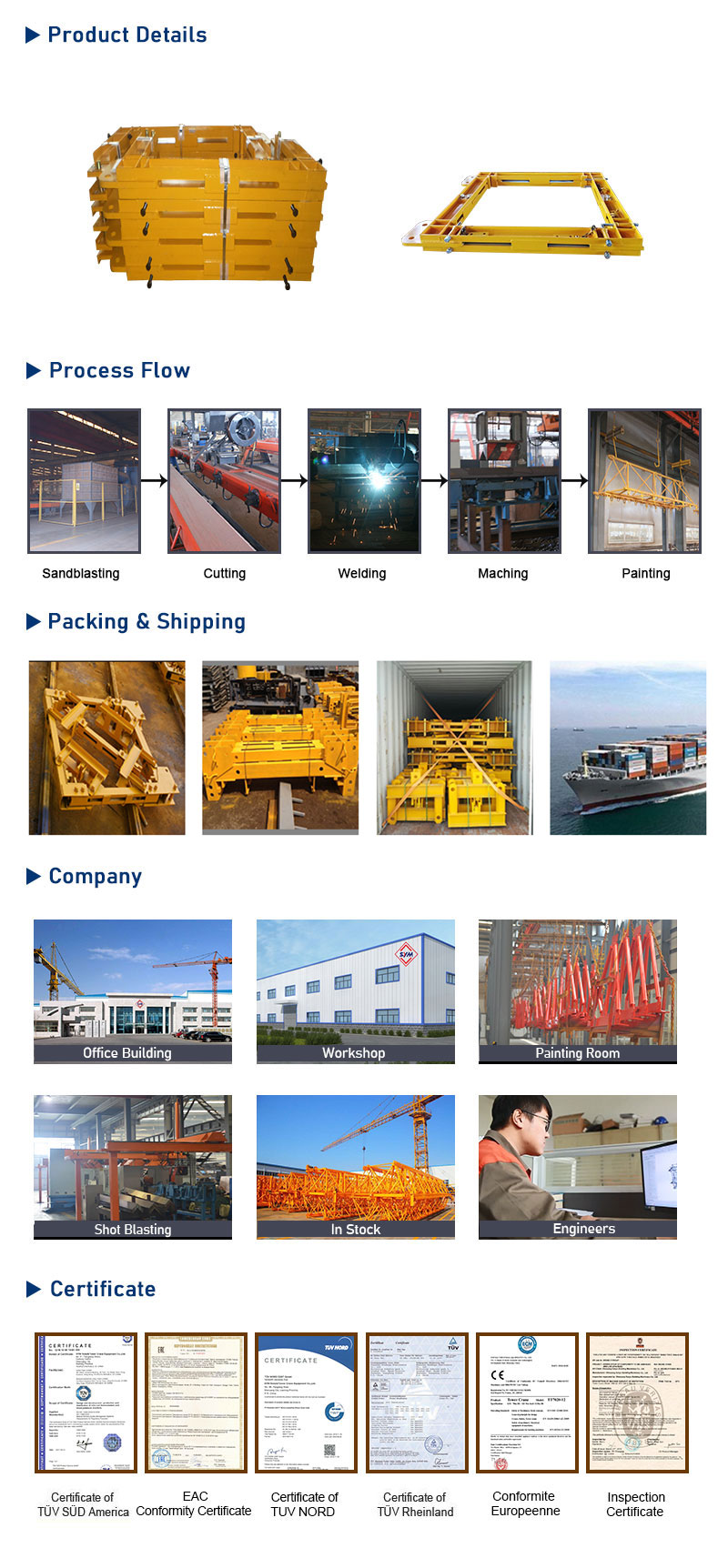 liebherr anchorage frame