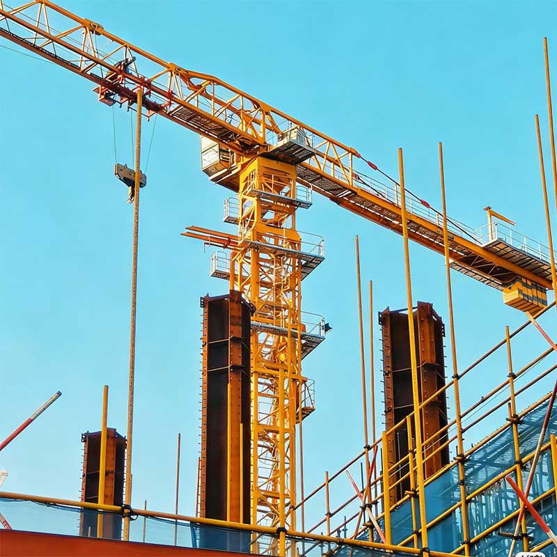 R75/25 Chinese Manufactured Topless Tower Crane