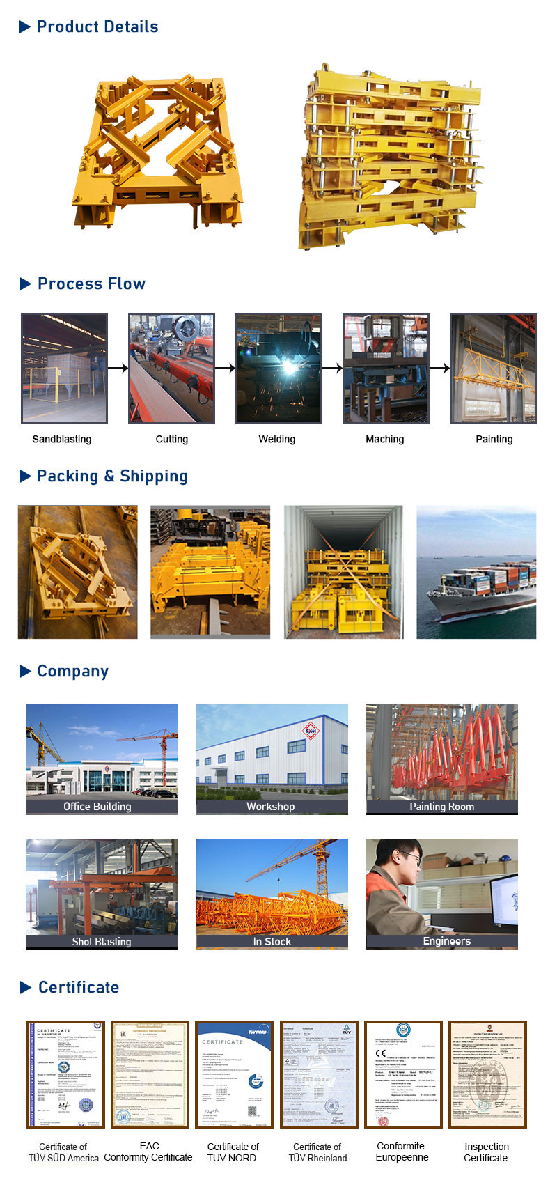 potain anchorage frame
