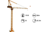 S480LH24 Chinese Manufactured Luffing Jib Tower Crane