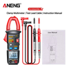 ANENG PN200 Digital Clamp Meter Multimeter Ammeter 4000 Counts DC/AC 600A Current Voltage Tester Car Hz Capacitance NCV Ohm Test