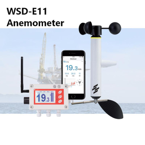 Digital Wind Speed Sensor WSD-E11 Wireless Anemometer for Crane Engineering Construction Machinery