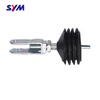 Front view of forklift hydraulic brake valve