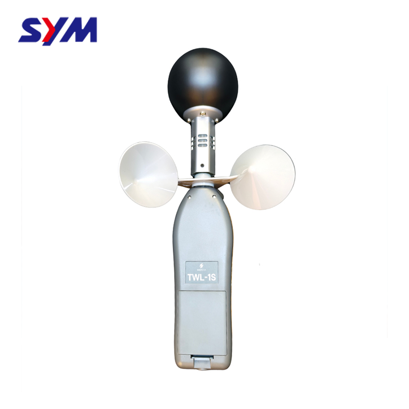 Tower Crane Spare Parts Anemometer Portable Wet Bulb Globe Temperature WBGT Heat Stress Monitor TWL-1S