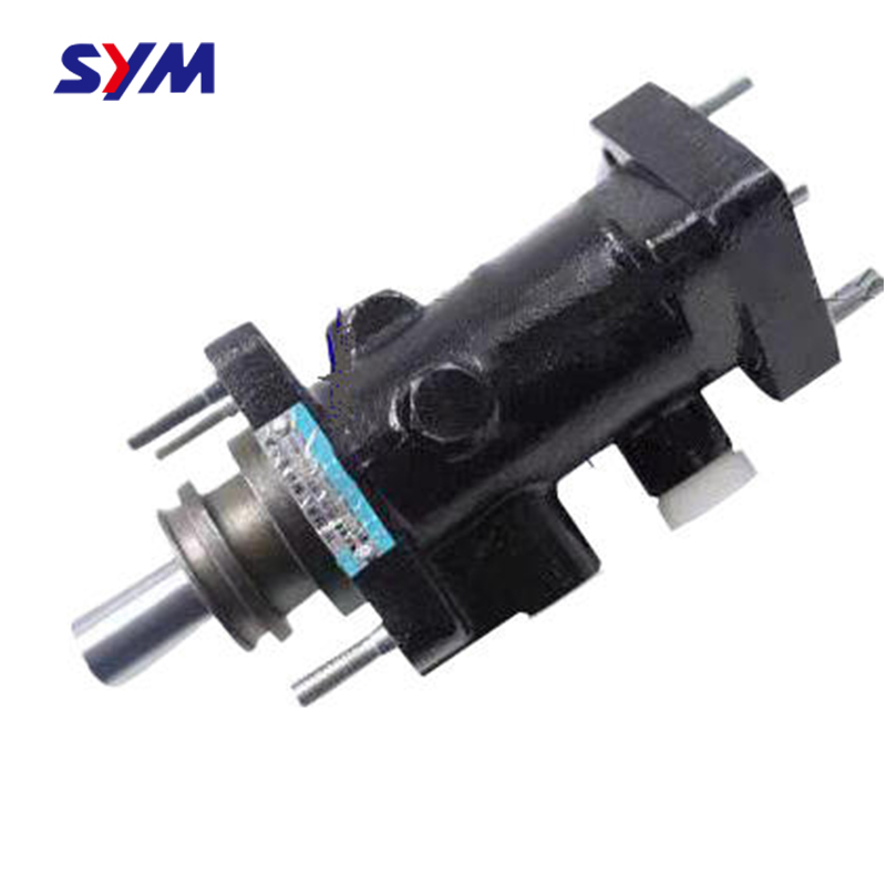 Side view of forklift hydraulic brake valve