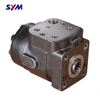 Front view of forklift steering unit