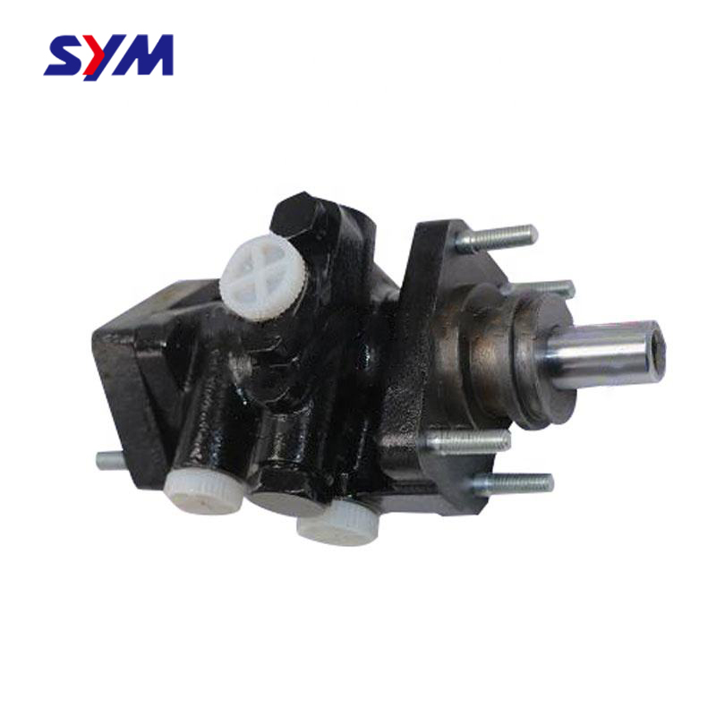 Connection details of forklift brake valve